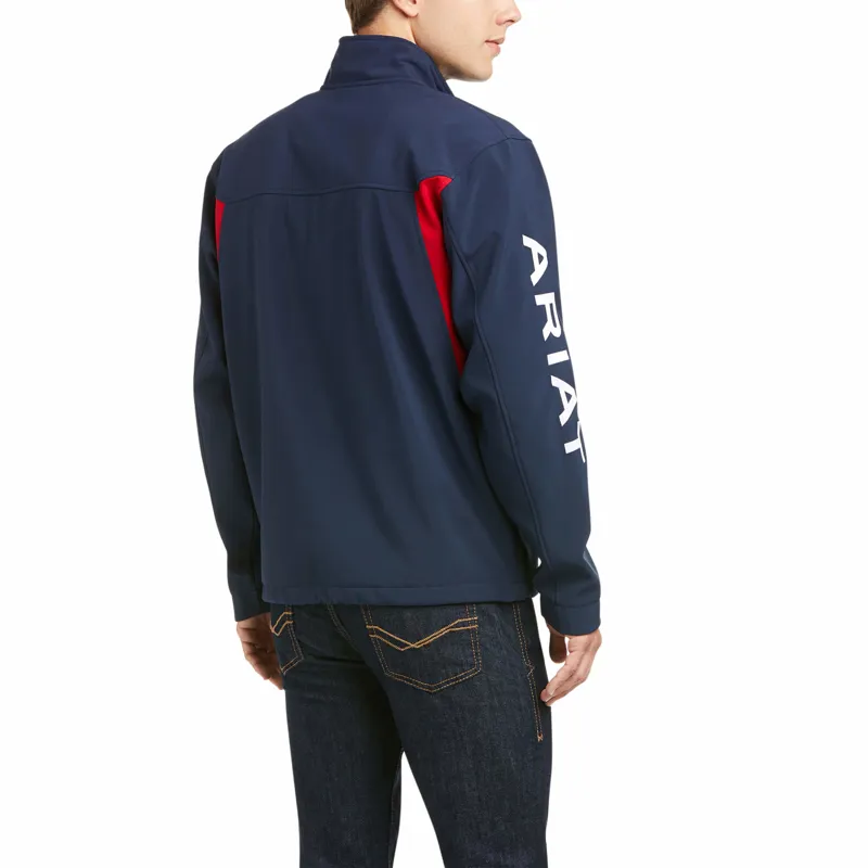 Ariat Mens Team Softshell Jacket in Navy-1